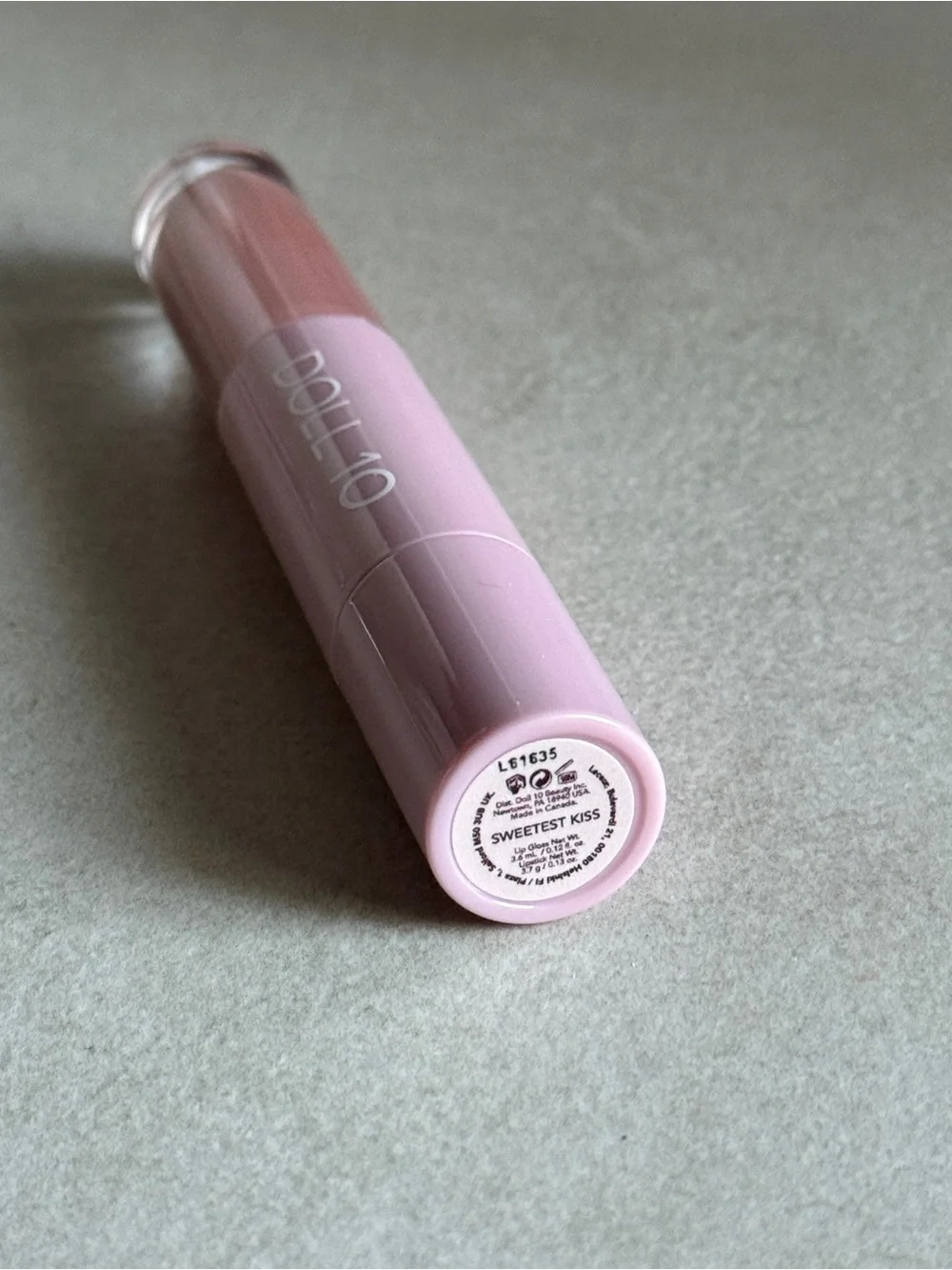 Doll 10 Lip Gloss & Lipstick Duo Sweetest Kiss Shade New in Box